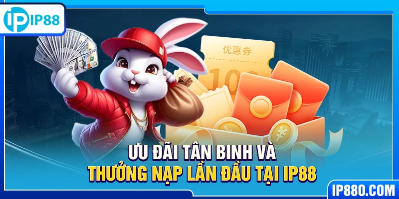 Ưu đãi tân binh và thưởng nạp lần đầu tại IP88